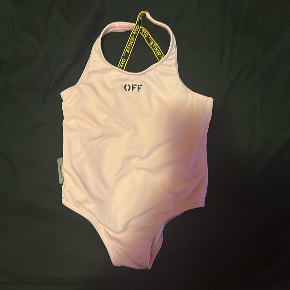 OFF-WHITE baby one piece bathing suit